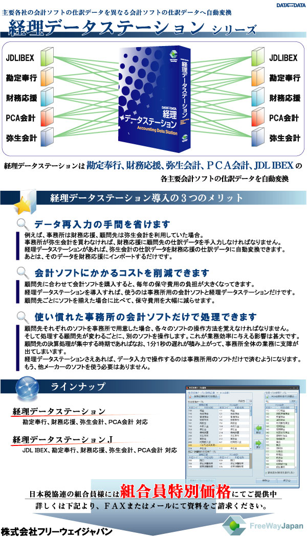 経理データステーション